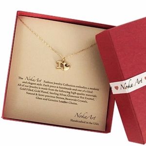 14k Yellow Gold Filled Chain Heart Necklace